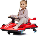Carrinho Elétrico Infantil com Giro 360°,  Luzes Frontais e Laterais (+ BRINDE EXCLUSIVO)