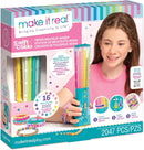 Kit Criativo de Pulseiras Make It Real Clique Gire e Arrase 2.047 Peças Coloridas