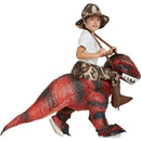 Fantasia Inflável De Dinossauro Para Crianças Com Led Nos Olhos